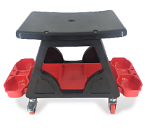 фото Стул на колесах для детейлера, с полкой для бутылок