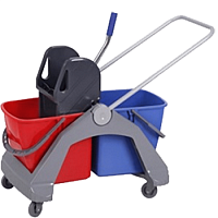 фото Двухведерная тележка Baiyun 30 л. AF08092