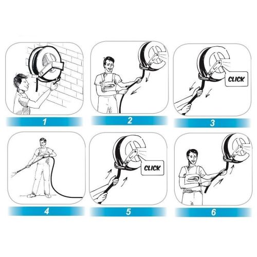 картинка Автоматическая катушка RAMEX HR 3501 20 м 3/4" фото 4 картинка Автоматическая катушка RAMEX HR 3501 20 м 3/4" фото 4