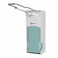 фото Пластиковый диспенсер локтевой для мыла и дезинфицирующих средств Grass IT-0683