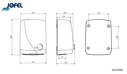картинка Электросушилка Jofel Futura AA15500 фото 2 картинка Электросушилка Jofel Futura AA15500 фото 2