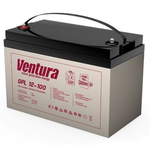 фото Свинцово-кислотная батарея Ventura GPL 12-100 фото 3 Свинцово-кислотная батарея Ventura GPL 12-100 фото 3