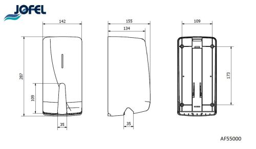 картинка Диспенсер Jofel Futura AF55000 фото 2 картинка Диспенсер Jofel Futura AF55000 фото 2